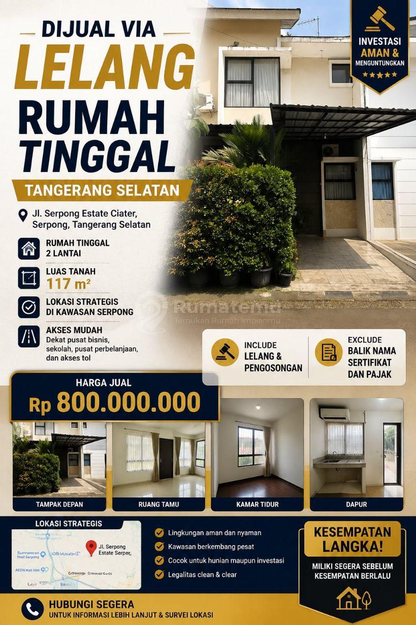 Rumah murah Jl serpong tangerang selatan