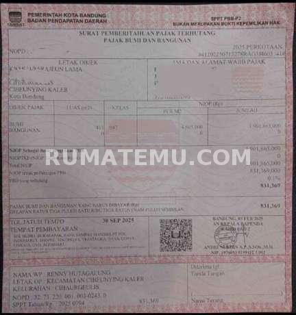 Tanah kosong utk kost Bandung 