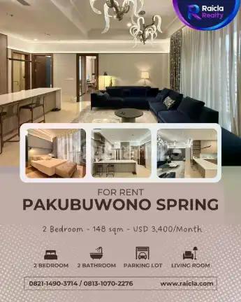 Disewakan Cozy & Modern Design 2Br Pakubuwono Spring