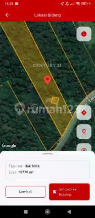 Tanah Kebun 13,9 Ha SHM Dekat Perumahan Andara Ikn Kaltim