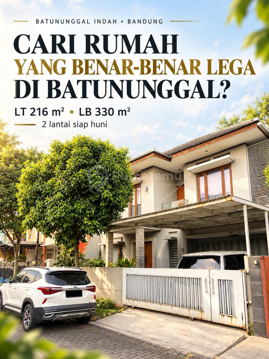 Rumah Minimalis Batununggal Indah Dekat Buah Batu Bandung