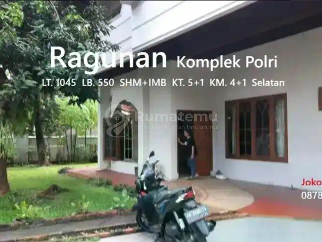 For Sale:  Rumah Asri MURAH Area Exclusive Kavling Polri, Ragunan, Jakarta Selatan.