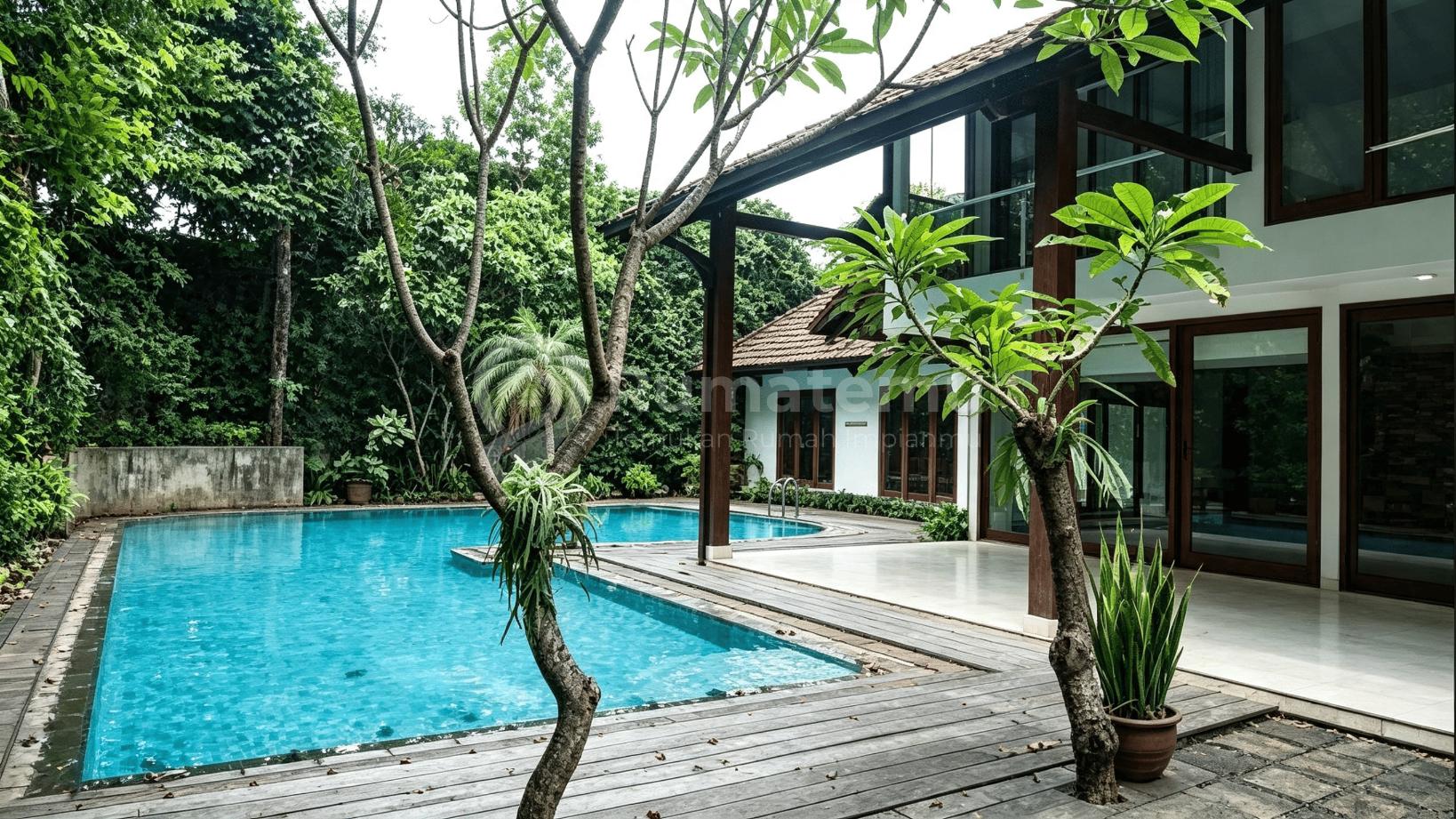 Dijual rumah mewah + swimming pool di area Kemang, Cilandak Timur, Pasar Minggu