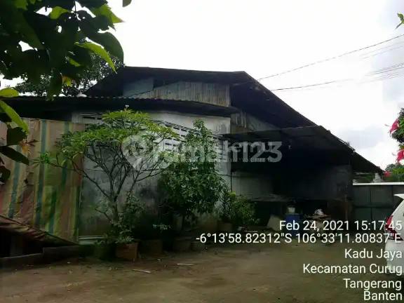 Dijual Tanah+ Gudang 3522M² Curug Tangerang Bebas Banjir Nego