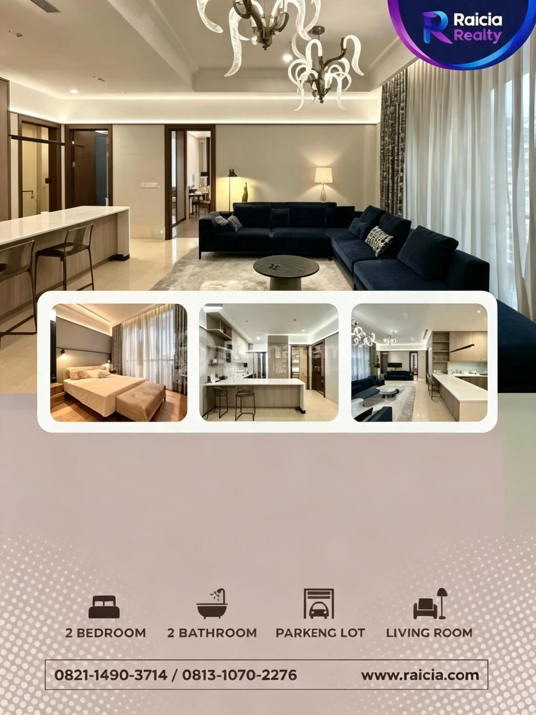 Disewakan Cozy & Modern Design 2Br Pakubuwono Spring