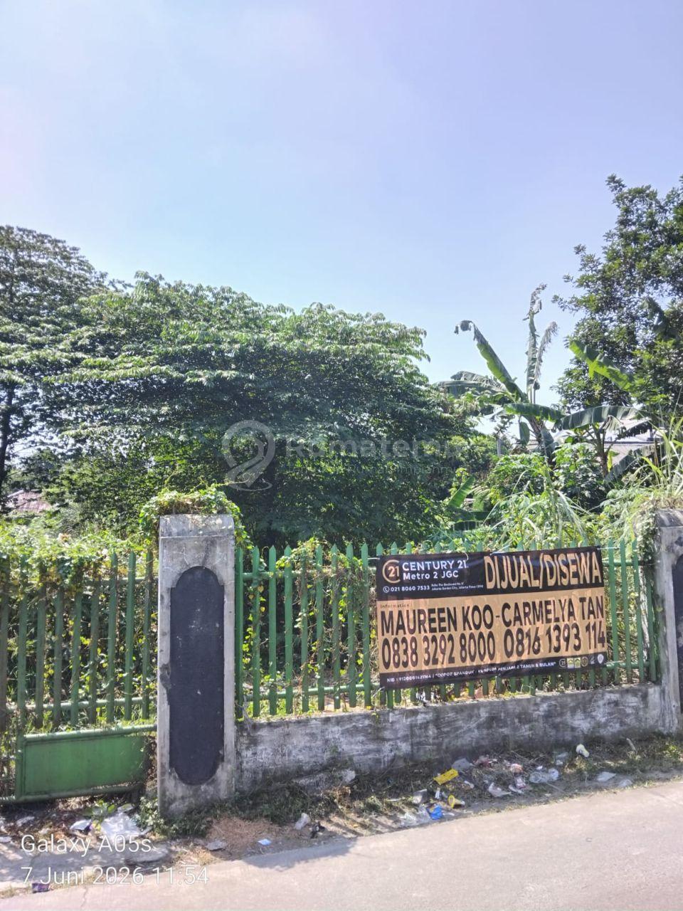 Tanah SHM di Jl. Kramat Jawa Narogong Bekasi, Luas 100 m², Akses 1 Mobil