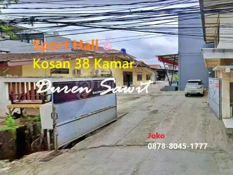 For Sale:  Badminton Hall dan Rumah Kost 38 Kamar HITUNG TANAH di Duren Sawit, Jakarta Timur.