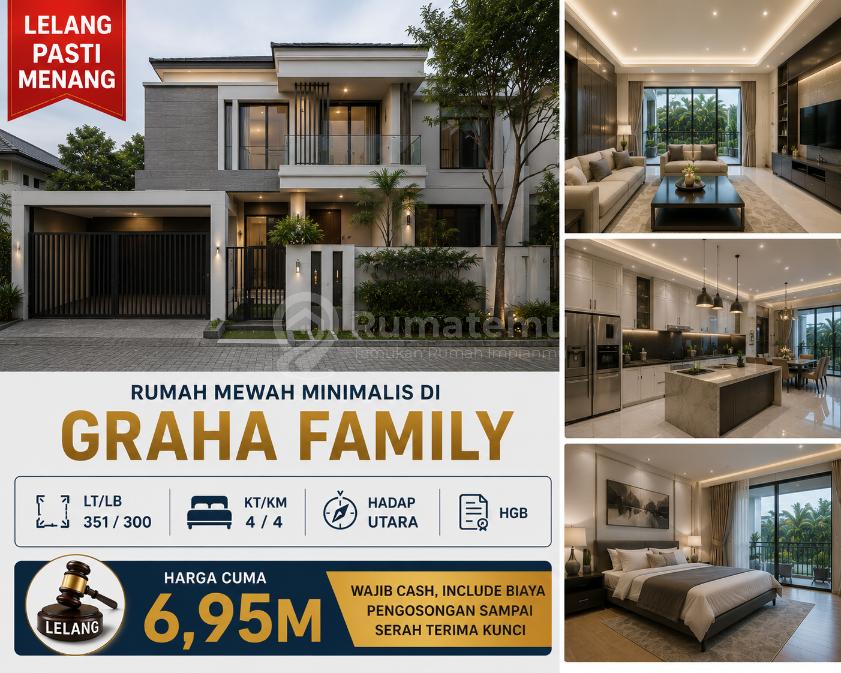 Rumah Graha Family Lelang Bagus