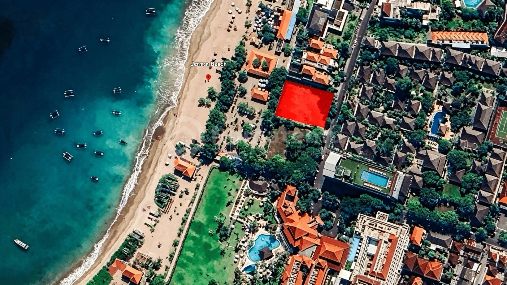 Dijual Tanah Beachfront Pantai Jerman Jl Wana Segara Kuta Bali
