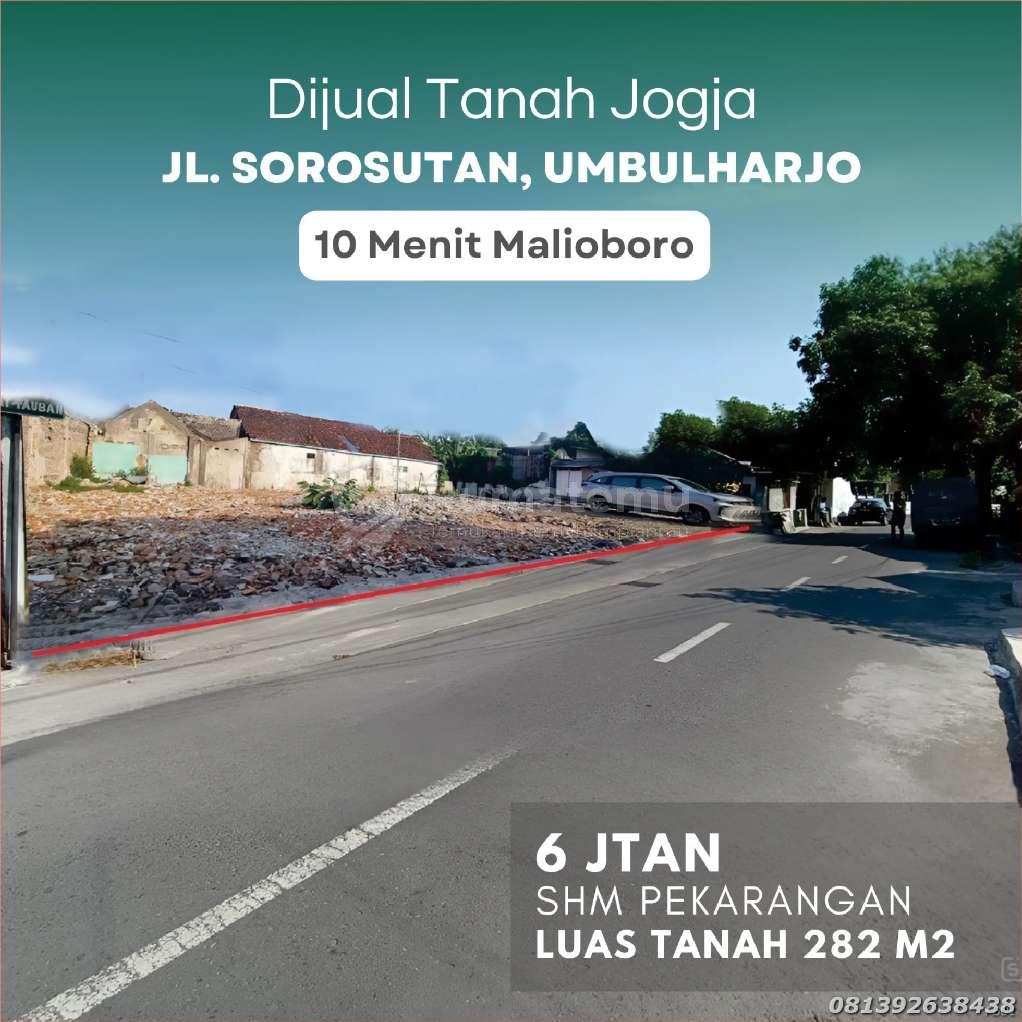 2 Menit XT Square; Dijual Tanah Jogja Cocok Untuk Kost, Tepi Jl. Utama Sorosutan Umbulharjo *