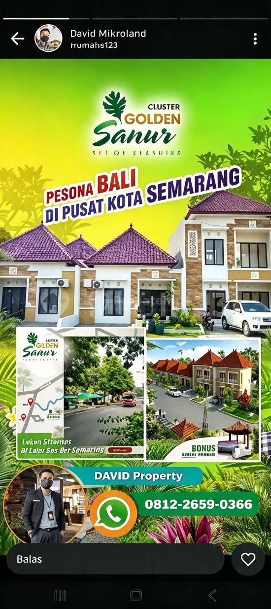Hunian 2 Lantai Bernuansa Bali di Lentera Sanur Magetan By Prabowo Siswanto Property