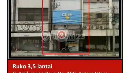 Di Jual Ruko 3,5 Lantai Aset Bank di Jl. Balikpapan Raya Petojo Utara, Gambir, Jakarta Pusat.