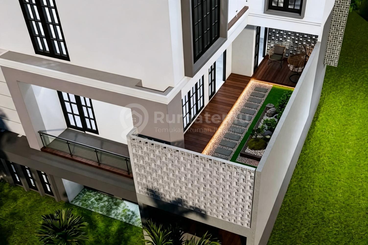 Dijual Rumah Baru Cantik Modern Design Depan Taman di The Eminent BSD City