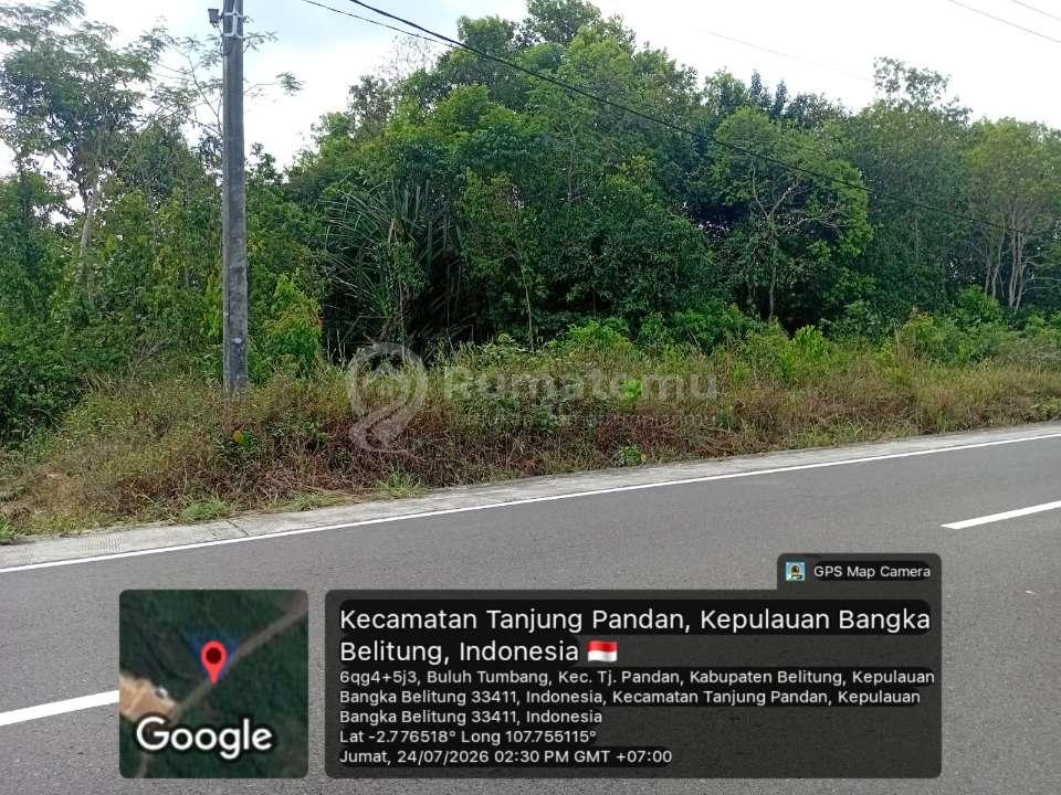 Tanah d jual 10 Hektar samping bandara Belitung 