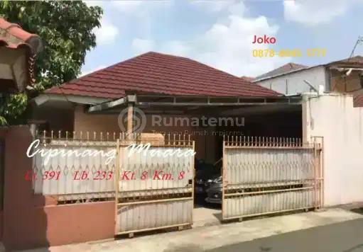 Di Jual Murah.  Harga bawah pasaran.   Rumah Induk Dan 5 Kontrakan bawah pasaran di Cipinang Muara, Jakarta Timur.