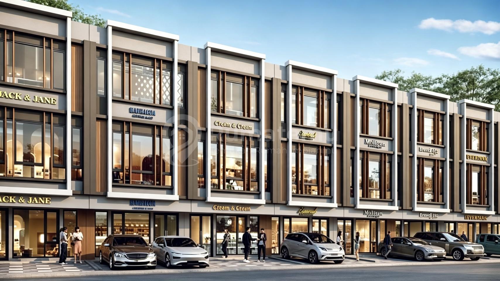 Ruko Comersio 3 lantai Multi Bisnis Harga Murah mulai 1,8 M-an