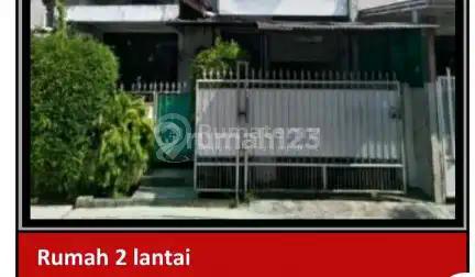 Di Jual Rumah 2 Lantai Aset Bank di Jl. Kembangan Baru , Kembangan Selatan,Kembangan, Jakbar.